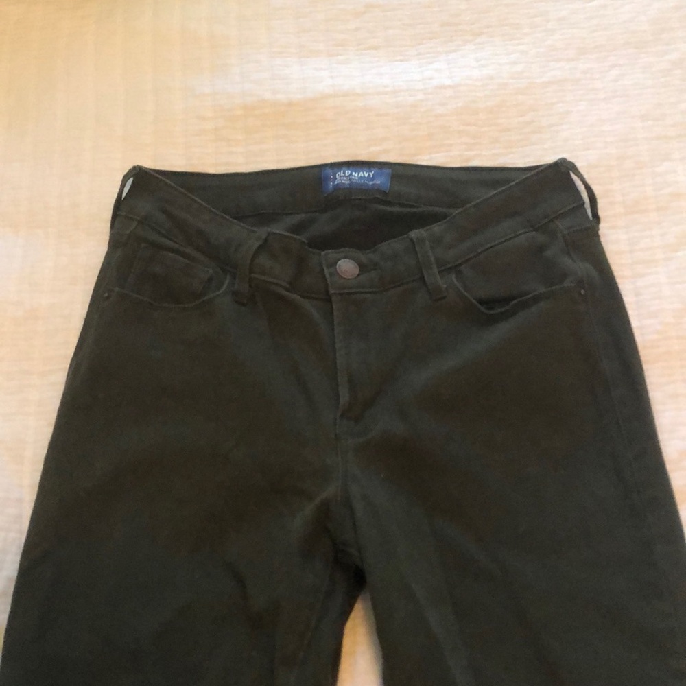 Olive Green Skinny Jeans